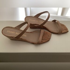 NEW Stuart Weitzman Aleena Wedge Sandal 9